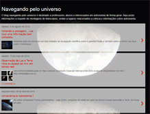 Tablet Screenshot of navegandopelouniverso.blogspot.com