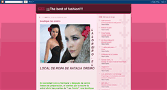 Desktop Screenshot of lomejordelamodaflorya.blogspot.com