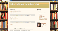 Desktop Screenshot of latestsoftwaredownload2012.blogspot.com