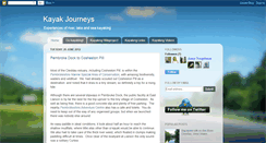 Desktop Screenshot of kayakjourneys.blogspot.com