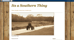 Desktop Screenshot of itsmysouthernlife.blogspot.com