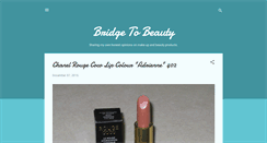 Desktop Screenshot of bridgetobeauty.blogspot.com