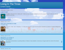 Tablet Screenshot of livinginthetimes.blogspot.com