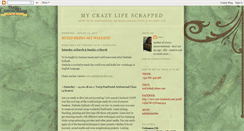 Desktop Screenshot of mycrazylifescrapped.blogspot.com