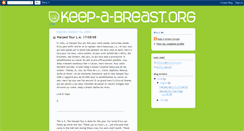 Desktop Screenshot of keep-a-breast-europe.blogspot.com