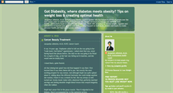 Desktop Screenshot of diabesitycoach.blogspot.com