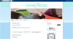 Desktop Screenshot of lovelymesses.blogspot.com