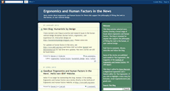 Desktop Screenshot of ergonomicsnews.blogspot.com