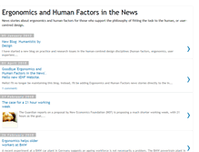 Tablet Screenshot of ergonomicsnews.blogspot.com