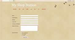 Desktop Screenshot of myshopstation.blogspot.com