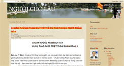 Desktop Screenshot of dautranhdanchu.blogspot.com