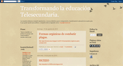 Desktop Screenshot of laeducaciontelesecundaria.blogspot.com