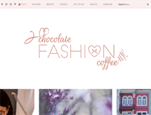 Tablet Screenshot of chocolatefashioncoffee.blogspot.com
