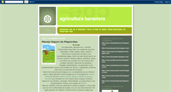 Desktop Screenshot of agriculturabananera.blogspot.com