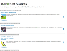 Tablet Screenshot of agriculturabananera.blogspot.com