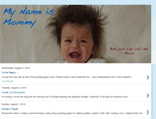 Tablet Screenshot of my-name-is-mommy.blogspot.com