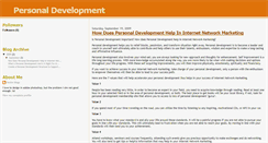 Desktop Screenshot of personaldevelopment8.blogspot.com