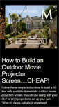 Mobile Screenshot of outdoormoviescreen.blogspot.com