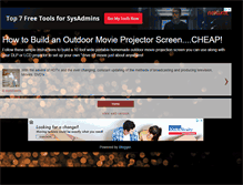 Tablet Screenshot of outdoormoviescreen.blogspot.com