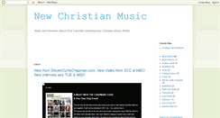 Desktop Screenshot of christianmusicnews.blogspot.com