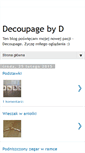 Mobile Screenshot of decoupagebyd.blogspot.com