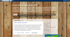 Desktop Screenshot of greatcookingbyasha.blogspot.com