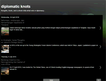 Tablet Screenshot of diplomatic-knots.blogspot.com