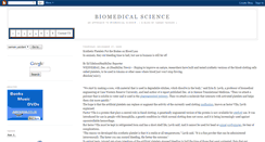 Desktop Screenshot of biomedical-science.blogspot.com