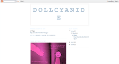 Desktop Screenshot of dollcyanide.blogspot.com