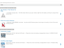 Tablet Screenshot of cybermarketingsoftwarescourses.blogspot.com
