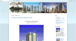 Desktop Screenshot of chung-cu-dong-do.blogspot.com