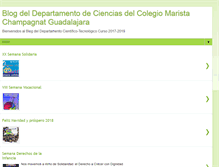 Tablet Screenshot of dptocienciasmaristas.blogspot.com