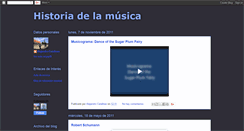 Desktop Screenshot of historiamusicayfolklore.blogspot.com
