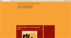 Desktop Screenshot of depoisdizquenaosabias.blogspot.com