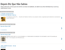 Tablet Screenshot of depoisdizquenaosabias.blogspot.com