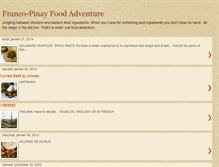 Tablet Screenshot of franco-pinayfoodadventure.blogspot.com