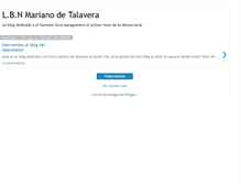 Tablet Screenshot of marianodetalavera.blogspot.com