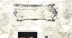 Desktop Screenshot of mittpapperspyssel.blogspot.com