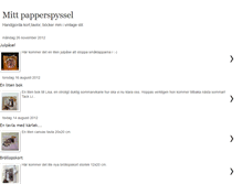 Tablet Screenshot of mittpapperspyssel.blogspot.com