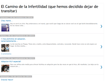 Tablet Screenshot of elcaminodelainfertilidad.blogspot.com