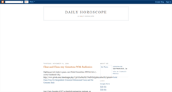 Desktop Screenshot of free-daily-horoscopes.blogspot.com