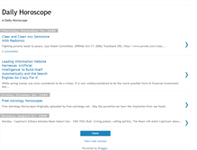 Tablet Screenshot of free-daily-horoscopes.blogspot.com