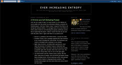 Desktop Screenshot of ever-increasing-entropy.blogspot.com