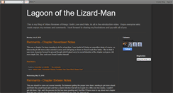 Desktop Screenshot of lagoonofthelizardman.blogspot.com