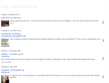 Tablet Screenshot of henjesand.blogspot.com