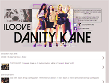 Tablet Screenshot of iloovedanitykane.blogspot.com