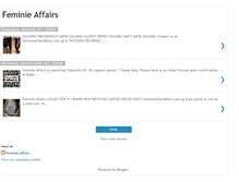 Tablet Screenshot of feminieaffairs.blogspot.com