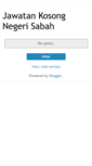 Mobile Screenshot of jawatansabah.blogspot.com