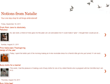 Tablet Screenshot of notionsfromnatalie.blogspot.com