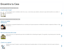 Tablet Screenshot of encuentratucasa.blogspot.com